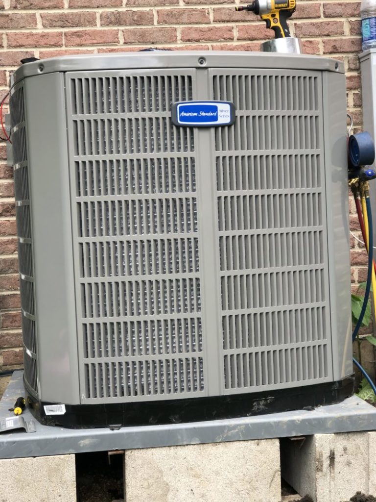 Installing New American Standard 5 Ton Air Conditioner Unit in Des Plaines IL