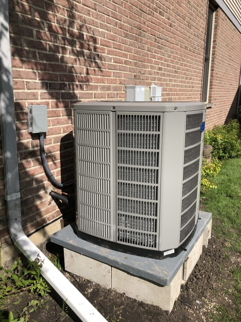 Installing New American Standard 5 Ton Air Conditioner Unit