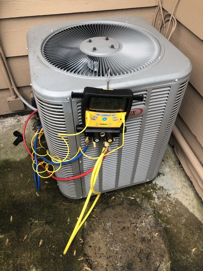 Charging 410-a Freon to Lennox Air Conditioner in Mount Prospect IL